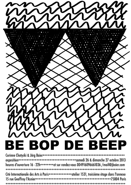 Carton de l'exposition Be Bop De Beep